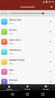 Annoying Sounds android App screenshot 3